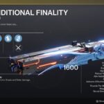 Destiny 2 Conditional Finality Exotic Weapon